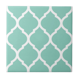 Carreau Aqua Marocain Quatrefoil Motif Carrelage céramique