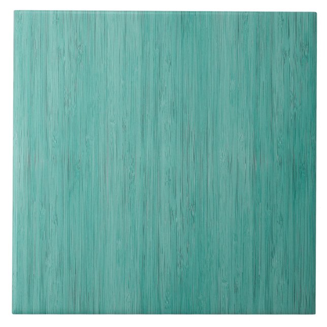 Carreau Aquamarine Bamboo apparence de grain de bois (Devant)