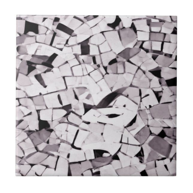 Carreau Aquamarine turquoise en mosaïque (Devant)