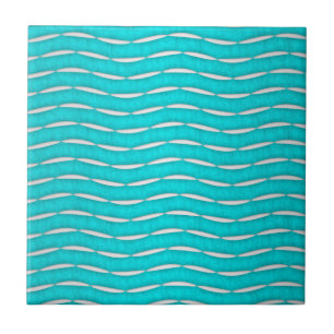 Carreau Aquamarine Turquoise Motif moderne