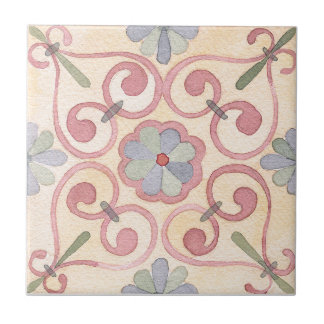 Carreau Aquarelle de Majolica