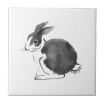 Carreau Aquarelle Rabbit, Année du lapin 2023<br><div class="desc">Aquarelle Rabbit,  Année du lapin 2023 céramique carreau</div>
