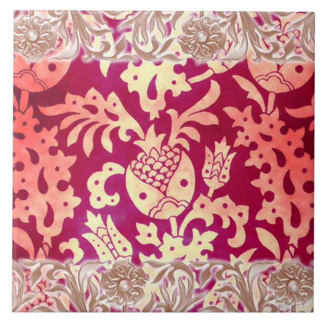 Carreau Arabesque victorien, GRENADE NOUVEAU (Devant)