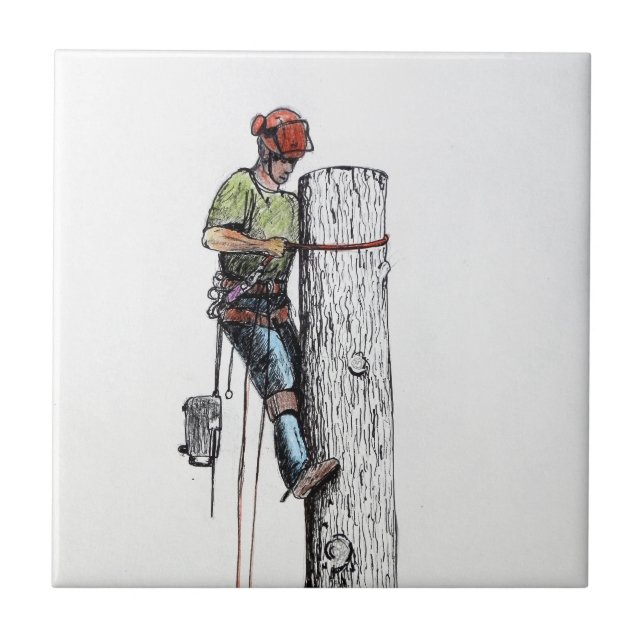 Carreau Arboriste Tree Surgeon (Devant)
