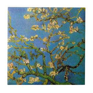 Carreau Arbre aux amandes en fleurs par Vincent van Gogh