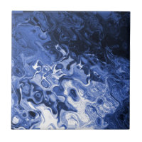 Arbre bleu Abstrait