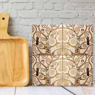 Carreau Arbre de vie Gustav Klimt Art