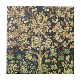 Carreau Arbre de William Morris de Pre-Raphaelite de cru