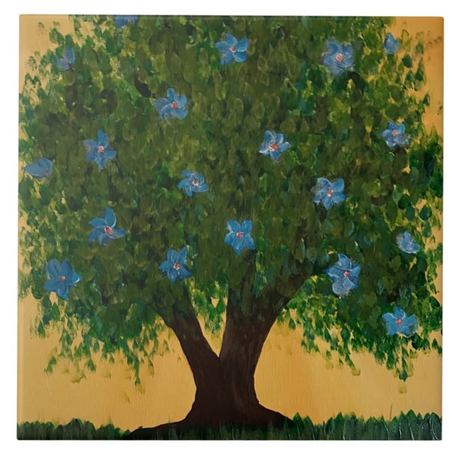 Carreau Arbre en Fleurs (Devant)