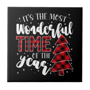 Carreau Arbres de Noël C'est le moment le plus merveilleux