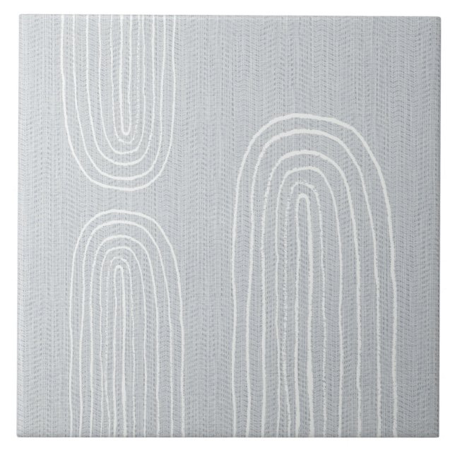 Carreau Arc-en-ciel chic Boho milieu du siècle (Devant)