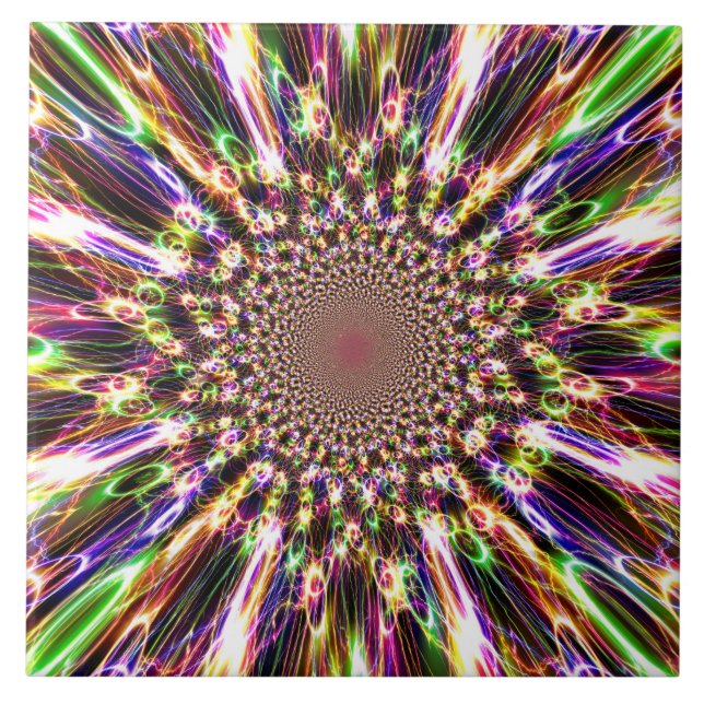 Carreau Arc-En-Ciel Spectaculaire (Devant)