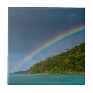 Carreau Arc-en-ciel sur une île, Samoa américaines