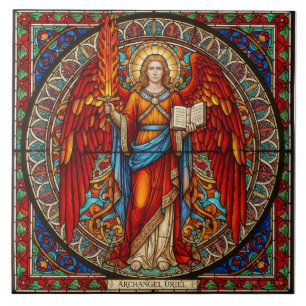 Carreau Archange Uriel Ange de la Sagesse et de l'Illumina