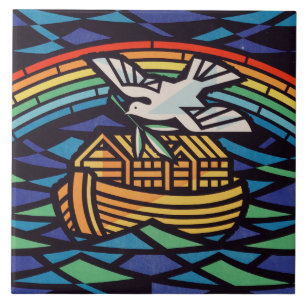 Carreau Arche de Noé avec Saint-Esprit