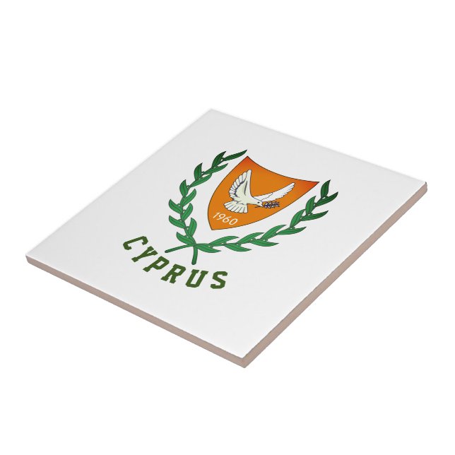 Carreau Armoiries de CHYPRE (Côté)