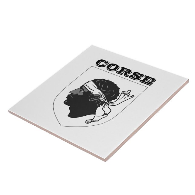 Carreau Armoiries de Corse (France) (Côté)
