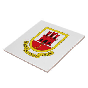 Carreau Armoiries de Gibraltar