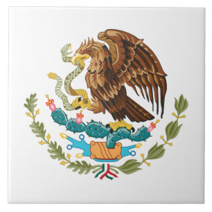 Carreau Armoiries de pays Mexique symbole emblème drapeau 