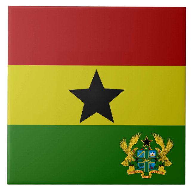 Carreau Armoiries du Ghana (Devant)