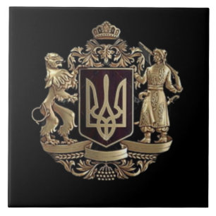Carreau Armoiries d'Ukraine 
