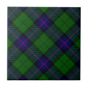 Carreau Armstrong tartan bleu et vert plaid