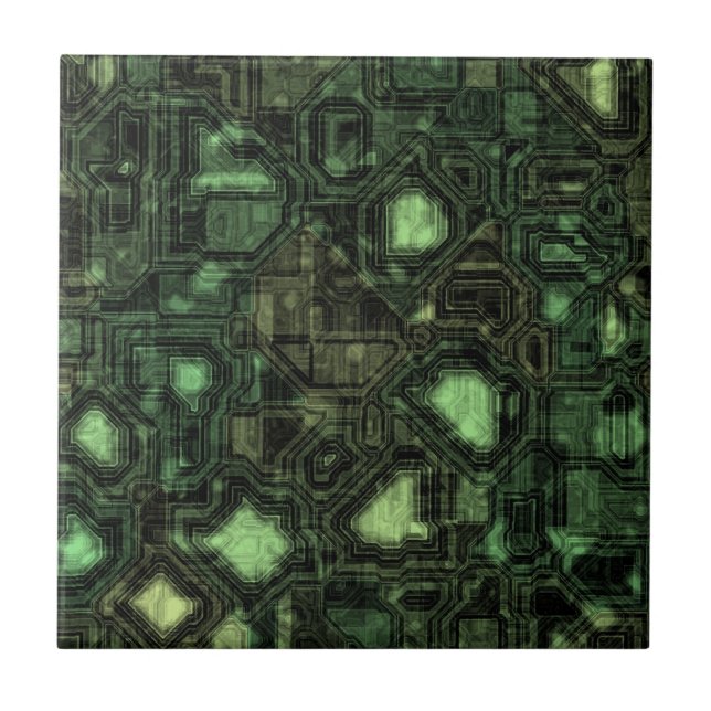 Carreau Arrière - plan de circuit d'ordinateur (Devant)