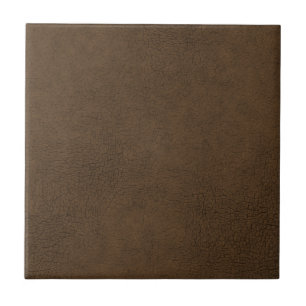 Carreau Arrière - plan de Motif de texture en cuir Brown 