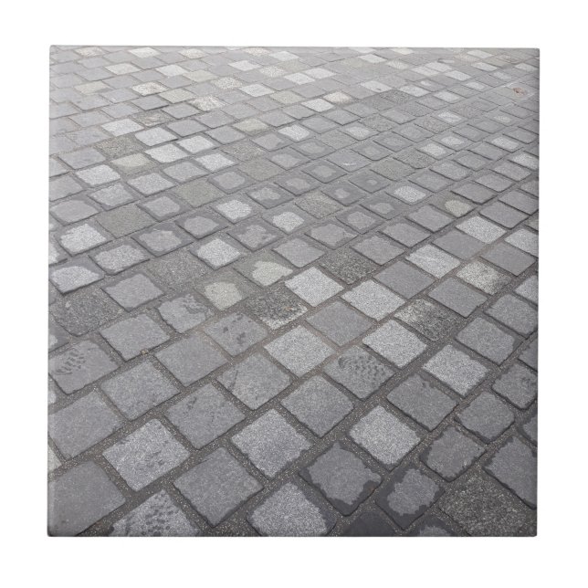 Carreau Arrière - plan de pavage carré de gris (Devant)