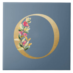 Carreau Arrière - plan foncé pluvieux faux doré O flora