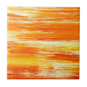 Carreau Arrière - plan jaune abstrait d'aquarelle