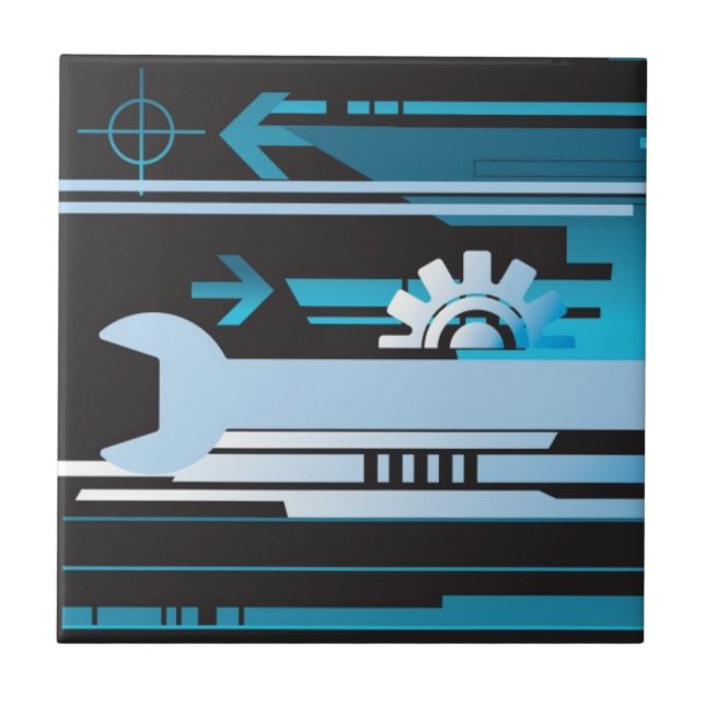 Carreau Arrière - plan tramé technique 3 (Devant)