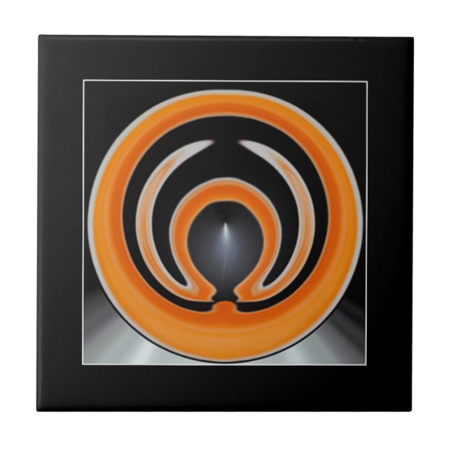 Carreau Art Abstrait contemporain (Devant)