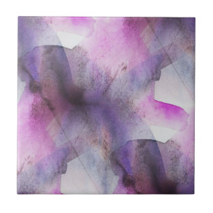 Carreau art abstrait pourpre de cubisme sans couture