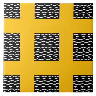 Carreau Art africain, Motif ethnique Orange