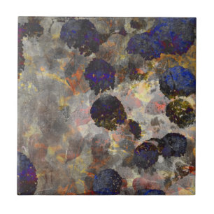 Carreau Art arrière - plan numérique de fleurs / motif de 