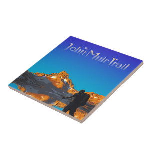 Carreau Art - Banner Peak - John Muir Trail Texte