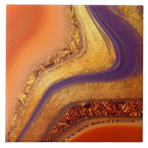 Carreau art de couleur vibratoire