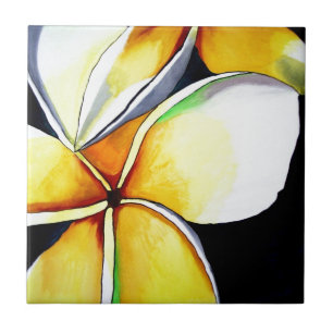 Carreau Art de fleur de Frangipani