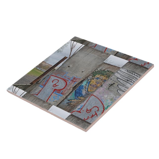 Carreau Art de graffiti de mur de Berlin (Côté)