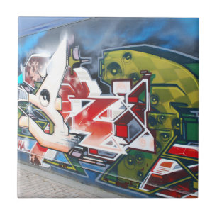 Carreau Art de graffiti de rue de Copenhague