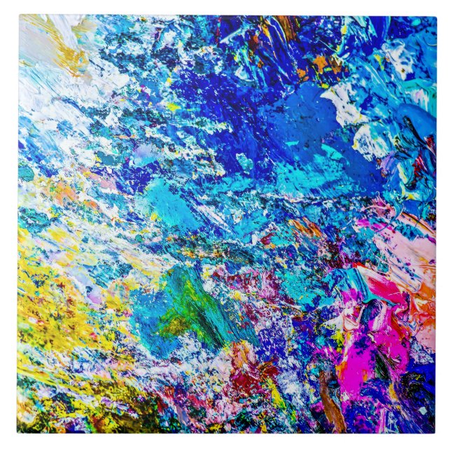 Carreau Art de la palette de couleurs (Devant)