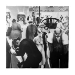 Carreau Art de Renaissance de Harlem - "ceinture noire "