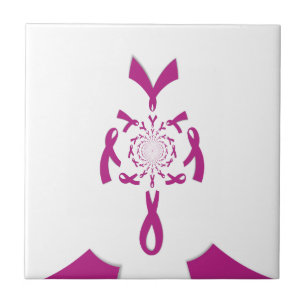 Carreau Art de sensibilisation au cancer du sein Imprimer