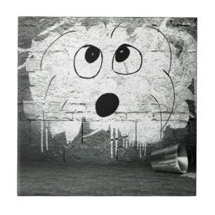 Carreau Art de Tulear Graffiti de coton