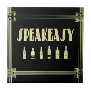 Carreau Art déco années folles speakeasy prohibition