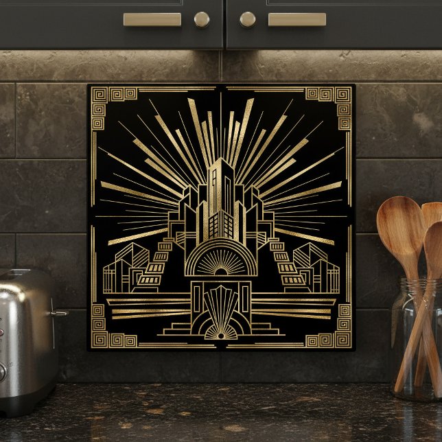 Carreau Art Deco Architectural Geometric Pat#7 ID1196 (Créateur téléchargé)