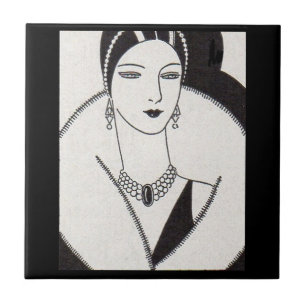 Carreau Art déco féminin en 1928