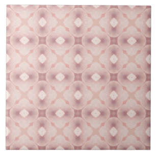 Carreau Art Déco Géométrique rose vibre Inspirée