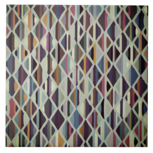 Carreau Art déco moderne multicolore